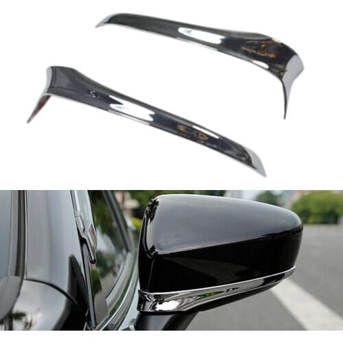 ABS Chrome Car Rearview Mirror Side Molding Cover Trims Strip For Mazda 6 GJ GL 2013 2014 2015 2016 2017 Mazda6 Atenza
