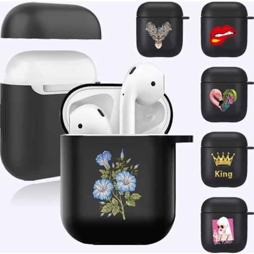 For Apple Airpods 1st/2nd Gen Case A Variety of Cute Patterns Soft Silicone Wireless Bluetooth Earphone Charging Box Cases