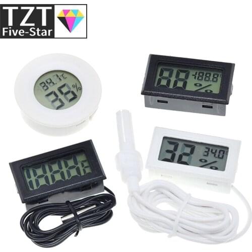 FY-11 Mini LCD Digital Thermometer Hygrometer Temperature Indoor Convenient Temperature Sensor Humidity Meter Gauge Instruments
