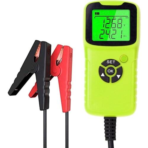 LCD Digital Battery Tester 12V Car USB Current Voltage Capacity Tester Volt Current Voltage Detect Capacitance Diagnostic Tool