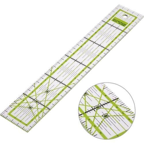 Double-color Ruler Patchwork Feet Tailor Yardstick Cutting Quilting DIY Handmade Sewing Tools Stationery Drawing Ruler 5x30 cm