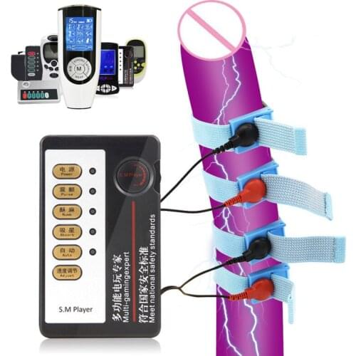 Electro Shock Conductive Fibers Penis Ring,Electrical Stimulation Cock Ring,Penis Extender Delay Time Ring Adult Sex Toy For Men