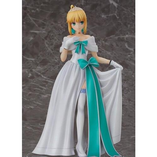 1/7 Japanese original anime figure Fate FGO Saber Altria Pendragon dress ver action figure collectible model toys for boys