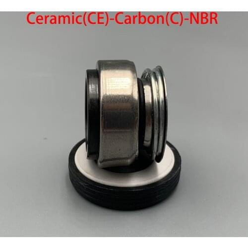 301-13 Ceramic Carbon NBR Water Pump Single Coil Spring Bellows Shaft Mechanical Seal
