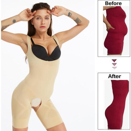 Body Shaper Women Slimming Underwear Bodysuit faja Waist trainer Shapewear Postpartum Recovery Slimming Shaper lingeire