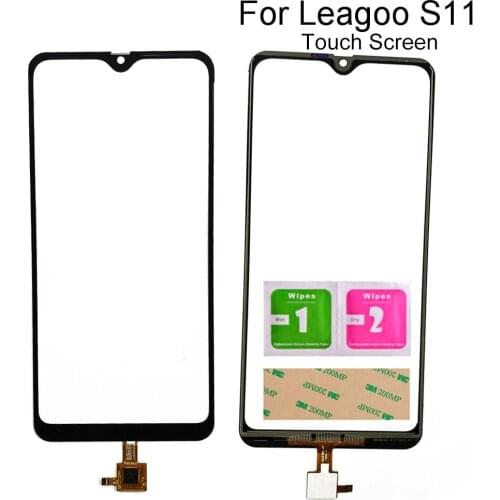 Mobile Touch Screen For Leagoo S11 6.3" Front Panel Touch Screen Digitizer Sensor Glass Replacement Tools 3M Glue