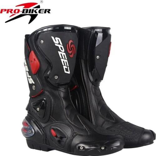 Men Motorcycle Boots Motocross Racing Speed Motorbike Shoes Moto Boot Motorcycles Boots Men Dirt Bike Cycling Sports