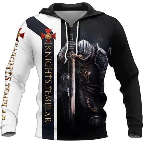 Knight Templar 3D Printed Hoodies Fashion Pullover Men For Women Sweatshirts Hip Hop Sweater Cosplay Apparel Drop Shipping 08