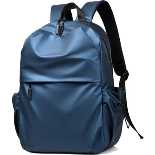 Summer Fashion Mens Backpack Nylon Waterproof Simple Business Solid Laptop Bags Light Large-Capacity Leisure Travel School Bag