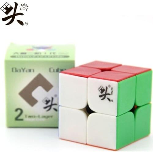 New Original Dayan 2x2x2 Magic Cube Puzzle 5.0cm Cubo Magico 2x2 Speed Hand Cubes Antistress 5cm Educational Kids Toys collect