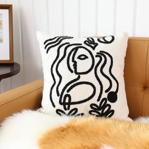 INS popular handmade cotton pillow case without stuff , Bohemia style detachable decoration sofa pillow case