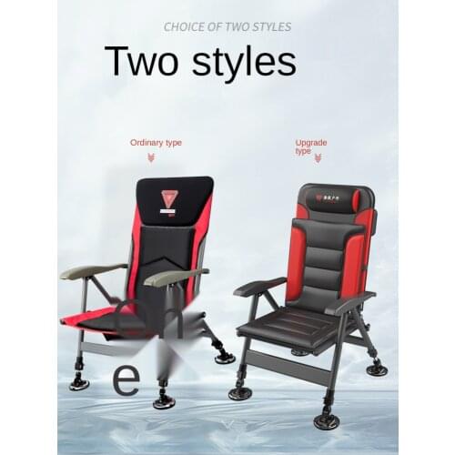 Fishing Chair Foldable and Portable Seat Wild Fishing All Terrain Table Fishing Chair Thickened European Fishing Chair