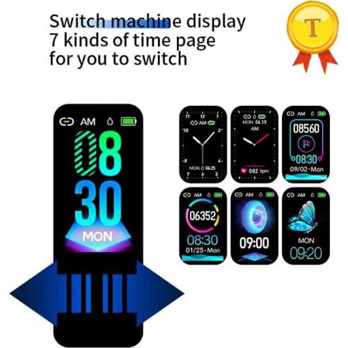 Beautiful Color Screen Smart Band Waterproof Fitness Tracker Smart Bracelet man woman Blood Pressure Heart Rate PK miband 2 3