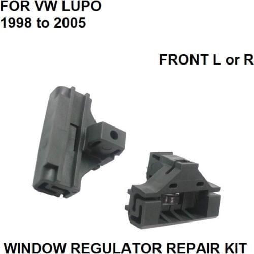 X2 WINDOW REGULATOR REPAIR CLIPS FOR VW LUPO ELECTRIC WINDOW REGULATOR CLIP FRONT-RIGHT 1998 to 2005 NEW