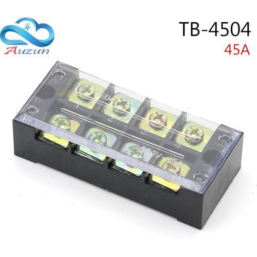TB-4504L connection terminal splice wiring current 45A connection flame retardant wire connector 4P bit fixed