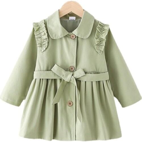 Unini-yun Trench Coats For Girls