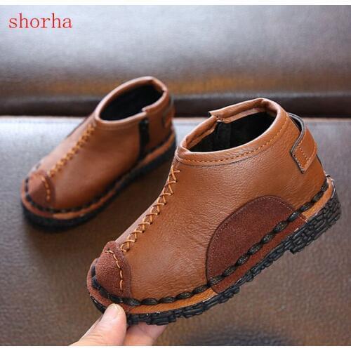 2018 New Winter For Child Kid Girl Boy Snow Boots Comfort Thick Antislip Short Boots Fashion Cotton-padded Shoes 21-30
