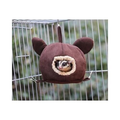 Golden flower squirrel honey bag sleeping nest can be hung honey bag hamster rice thick warm nest small pet supplies