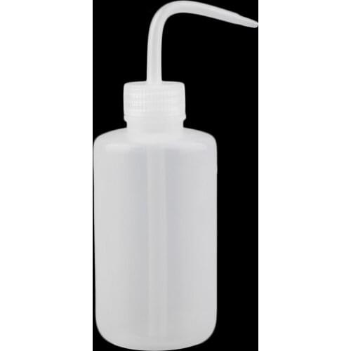 1pc Plastic 250ml Tattoo Wash Non-Spray Lab Squeeze Bottle With Measurement