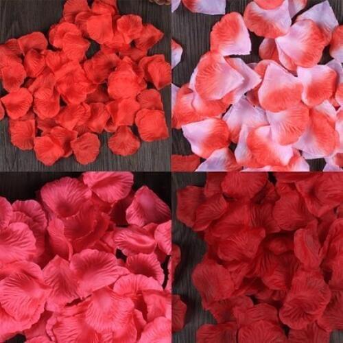 1400 pcs/lot) 2015 Good quality wedding supplies wedding decoration flowers petals simulation high-grade silk rose petals