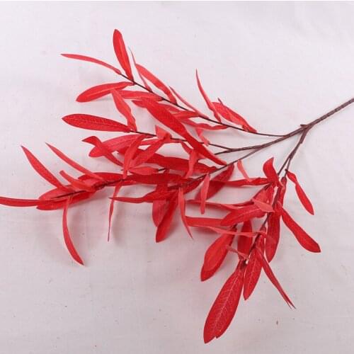 4pcs/lot Artificial Plant 95cm Plastic olive branch olive leaf for flower accessories home decor wedding decorative fake plants