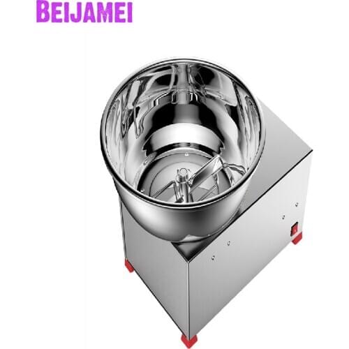 BEIJAMEI Kitchen Stand Mixer Food Flour Blender Mixer Basin Type Cake Dough Kneader Machine Commercial Bread Mixer Maker