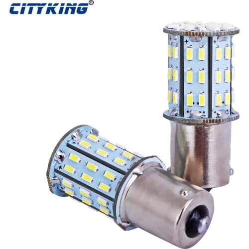 Freeshipping 1156 64led 3014 smd steering lamp brake light ba15s bay15d led 1156 1157 smd led Car Signal Reverse Led Light