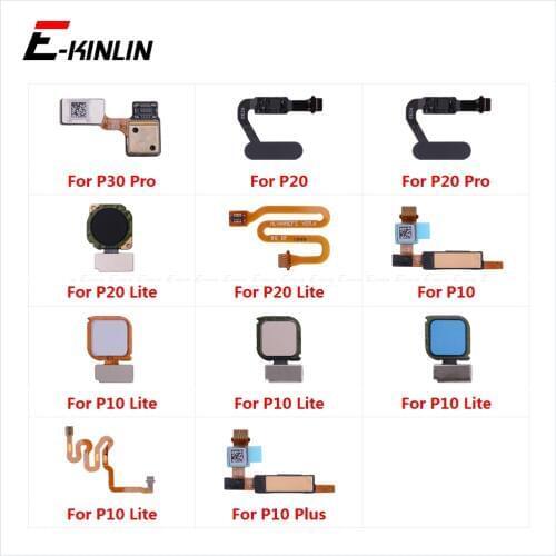 Fingerprint Sensor Home Button For HuaWei P30 20 Pro P10 Lite Touch ID Recognition Button Menu Connector Flex Cable Ribbon