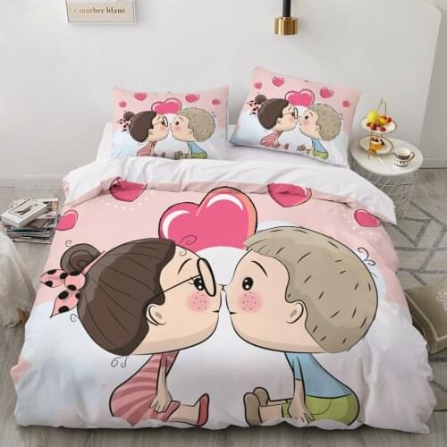 Kids Bedding Set for baby cartoon duvet cover set for home bed linen bed set family sets Euro holiday set cute drop shipping