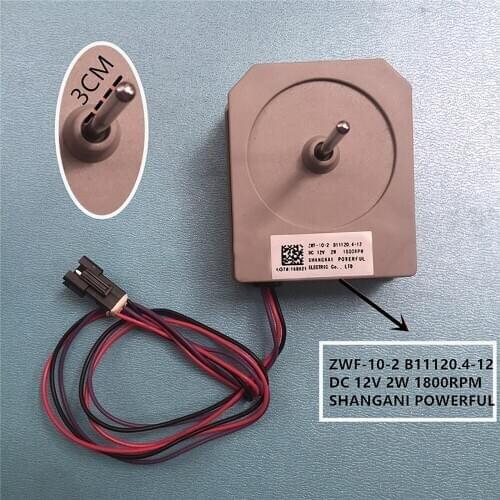 For Meiling Refrigerator DC 12V 2W 1800RPM Fan Motor for Meiling Refrigerator Accessories