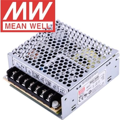 Mean Well RID-50 Series 50W Dual Output Switching Power Supply meanwell AC/DC 5V/12V/24V