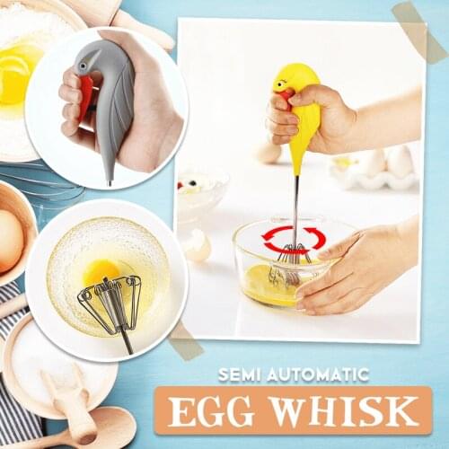 Mixer Egg Beater Manual Self Turning Stainless Steel Whisk Hand Blender Egg Coffee Milk Mixing Cream Stirring Kitchen Tools
