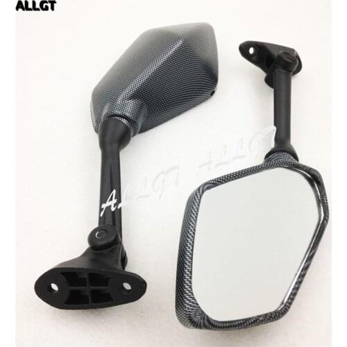 New Replacement Mirror For 2009 2010 2011 2012 kawasaki ZX-R/ZX636 Carbon fiber 09-12