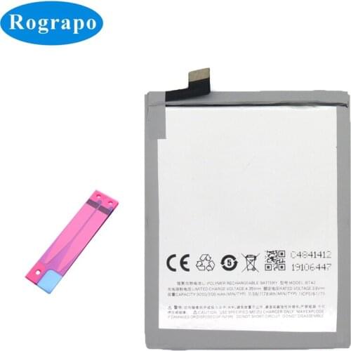 New 3.8V 3100mAh BT42 Replacement Battery For Meizu M1 Note M1Note Smartphone