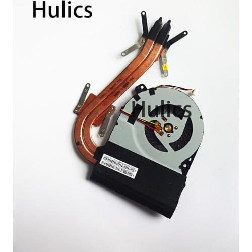 Hulics Original For asus laptop heatsink cooling fan X550D K550D X750DP X550DP CPU heatsink 13N0-PPA0B02 13N0-PPA0B01