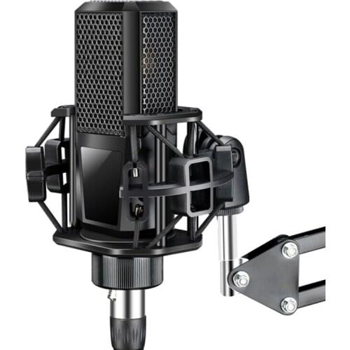 USB Microphone,Podcast Condenser Microphone with Shock Mount for Singing Computer Game Recording YouTube