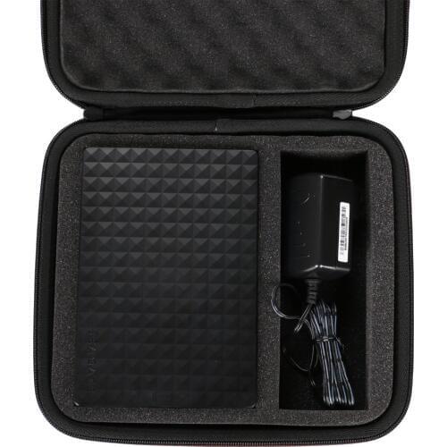 LTGEM Hard Case for Seagate Expansion 2TB 3TB 4TB 5TB 8TB Desktop External Hard Drive USB 3.0 with Dense Foam. Fits USB Cable an