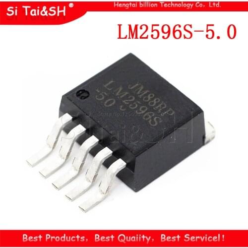 10pcs LM2596S-5.0 TO263 LM2596SX-5.0 TO-263 LM2596-5.0 LM2596S-5