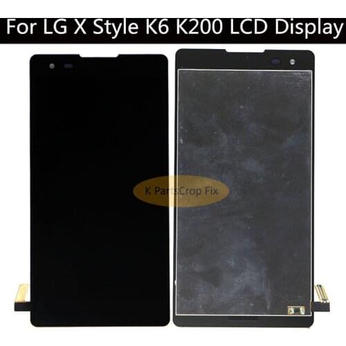 100% Tested New Black White 5.0'' Full LCD DIsplay + Touch Screen Digitizer Assembly For LG X Style K6 K200 K200DS LG-K200DS LCD