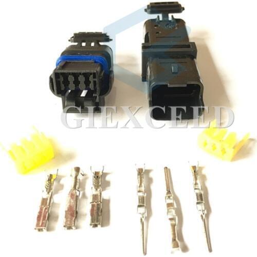 2 Sets 3 Pin 211PL032S0049 211PC032S0049 Automotive Wire Socket Auto Connector For PSA Peugeot Citroen Headlight Gearbox Plug