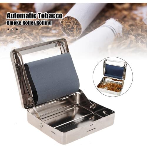 Automatic Cigarette Tobacco Smoking Smoke Roller Rolling Machine Box Case Tin High Class