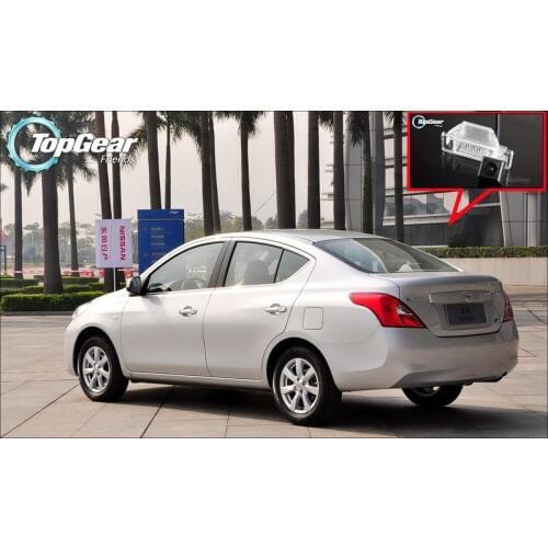 Car Camera For Nissan Sunny N17 2011~2014 High Quality Rear View Back Up Camera For Top Gear Fans Use | CCD + RCA