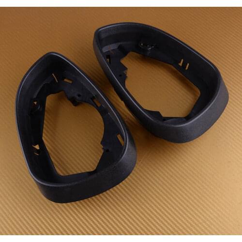 CITALL 2PCS Door Wing Rear View Mirror Cover Trim Frame Fit for Ford Fiesta MK7 2009 2010 2011 2012 2013 2014 2015 2016 2017