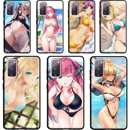 Sexy Anime Bikini Girl Case For Samsung Galaxy S20 FE S21 Ultra Note 20 Note9 Note10 S8 S10 S9 Plus S10e Coque