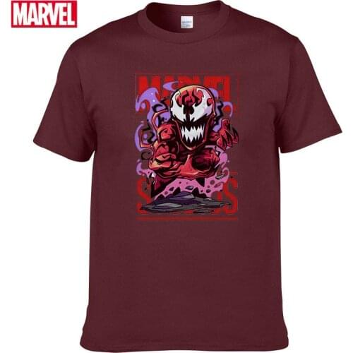 Marvel Venom T-shirt Comfortable Breathable 100% cotton Fashion clothes for teens Anime Summer Tops Mens cotton t-shirt #128
