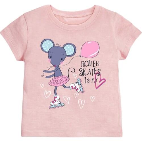 Jumpingbaby Short Sleeve T-shirts For Girls