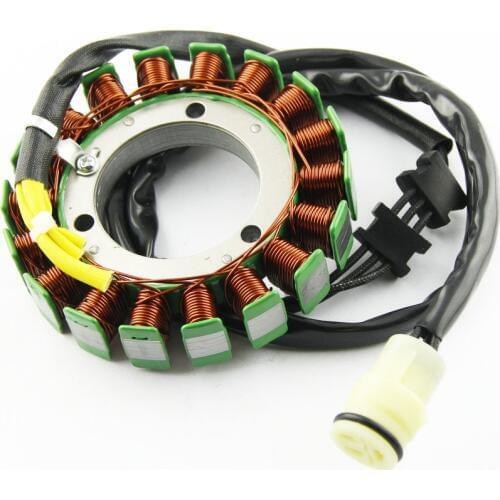 Motorcycle Ignition Magneto Stator Coil for Kawasaki KVF700 Prairie 700 4X4 Team Green Magneto Engine Stator Generator Coil