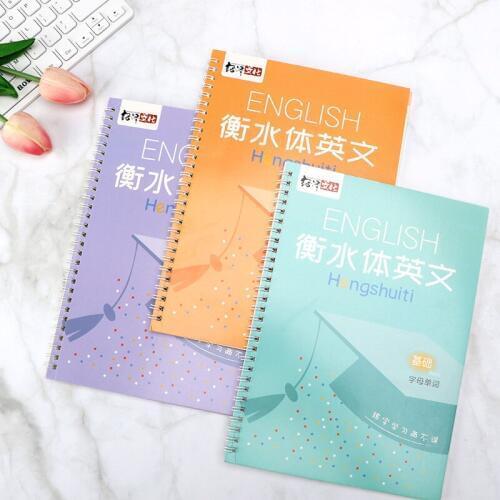 Chinese And English Copybook Hengshui 2020 New Student Italian Italic Adult Children ??s English Calligraphy Practice Copybooks