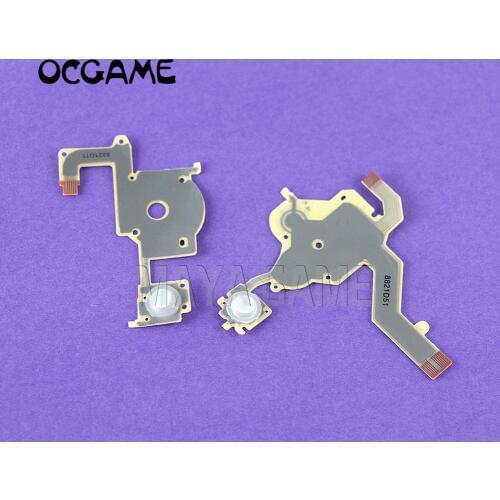 OCGAME 3sets/lot Replacement Type 3000 L R left right Function Buttons Keypad Flex Cable( 2 in 1 Set) For PSP3000 psp 3000