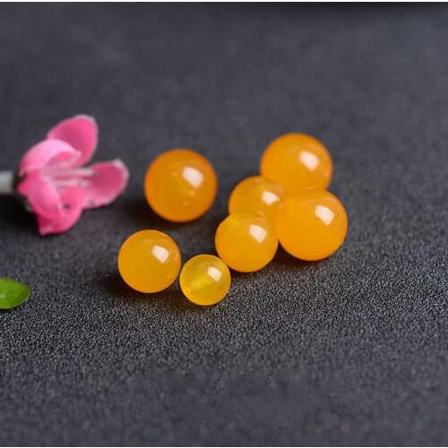 TSB0457 Yellow Agates Round Beads 6mm 8mm 10mm 10beads lot